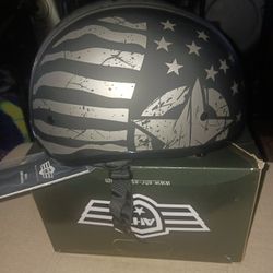 selling a AHR Half Face Motorcycle Helmet