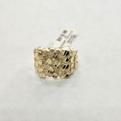 10kt Gold Nugget Ring