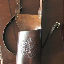 Modified Rough Cut NERF Gun and Leather Holster