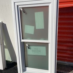 25x49 IMPACT WINDOW PRIVACY GLASS BATHROOM 