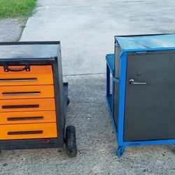 Shop Built Tool Box/ Tool Chest Roll Around  Carts