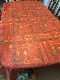 Fall Table Cover, New