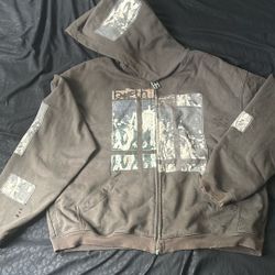 Birth Of Royal Child Poster Patch Zip Up Hoddie