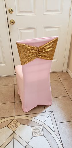 Pink chairs covers..only ren