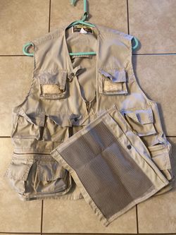 Fishing Vest with Catch Bag
