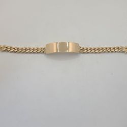 18k Gold 69g Miami Cuban Link ID Bracelet