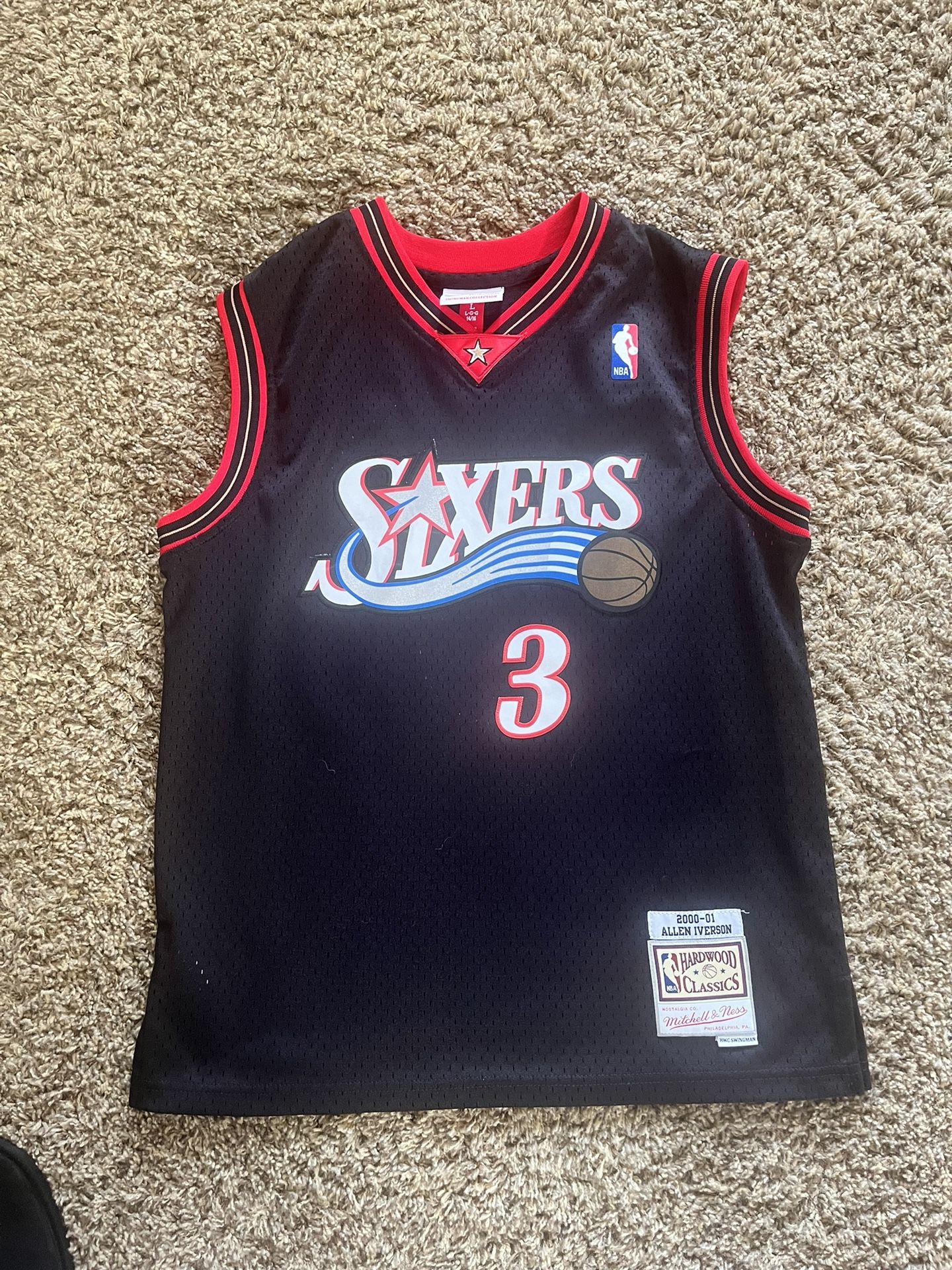 Mitchell N ness Allen Iverson Jersey Kids Large