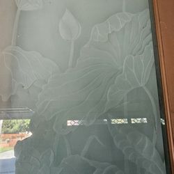 2 Beautiful Custom Made Glass Doors