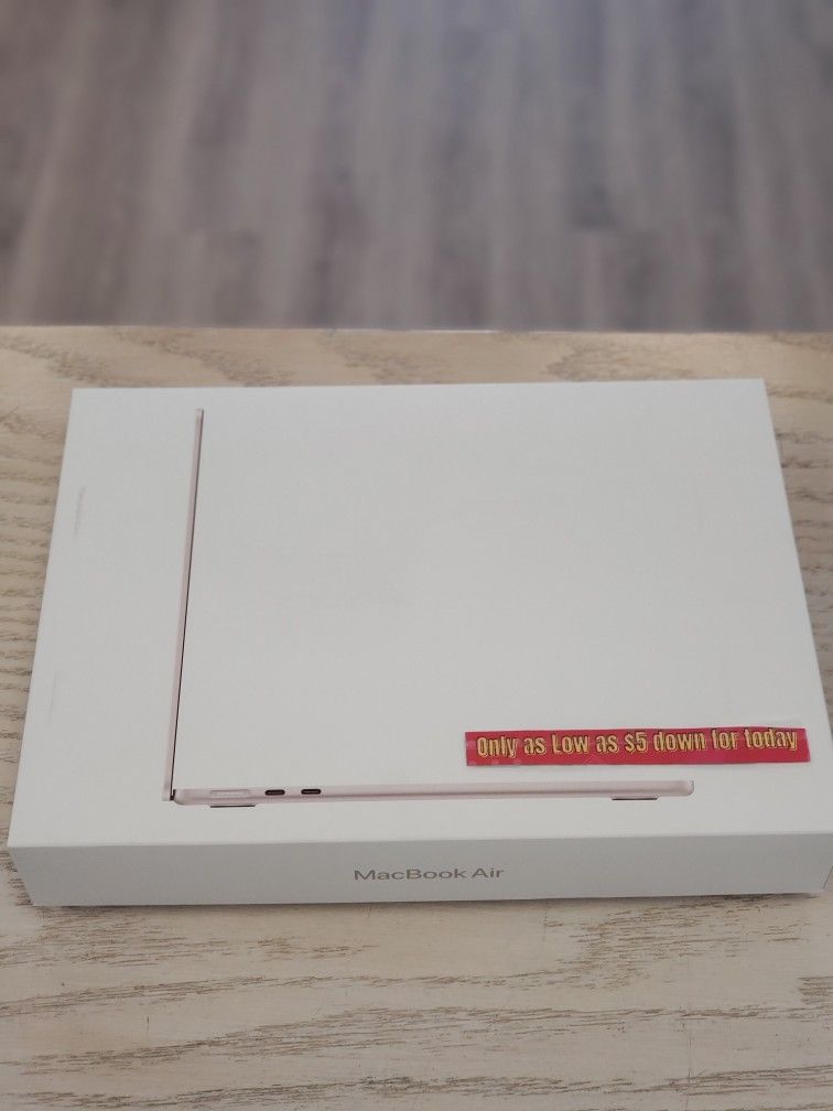 Apple Macbook Air 13 Inch M3 Chip Brand New 16GB Ram 256GB Ssd - 5 Dollars Down No Credit Needed!