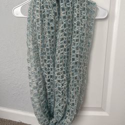Blue And Silver Scarf