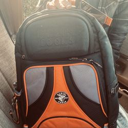 Black/Orange/Gray  Nylon Klein Tools  Backpack