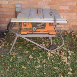 Ridgid Work Saw Table 