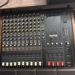 vintage ramsa analog mixer mixing desk wr 8210 vintage 70s neve style preamps