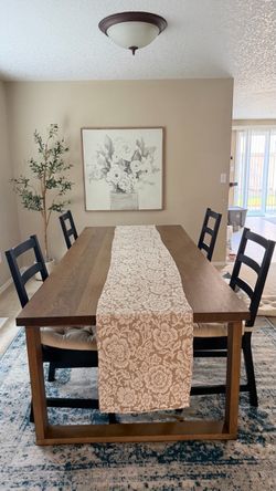 IKEA dining table and chairs