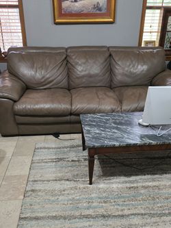 FREE LEATHER SOFA