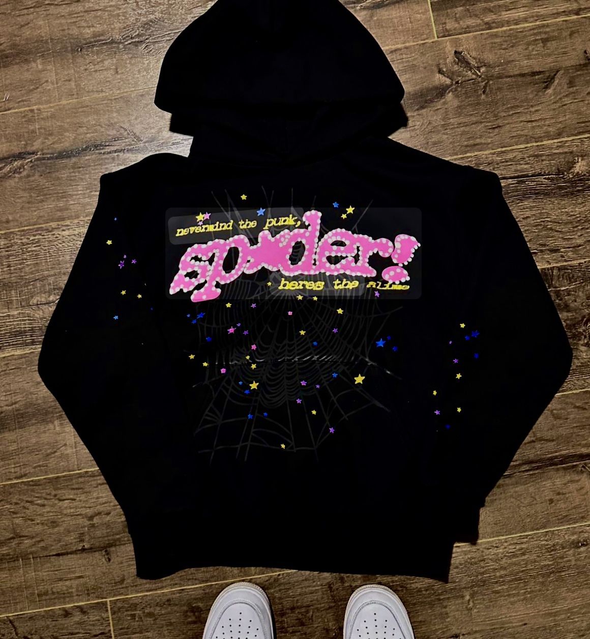 Black Pink Sp5der Hoodie V2