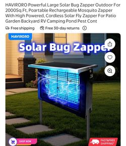 HAVIRORO new solar bug zapper