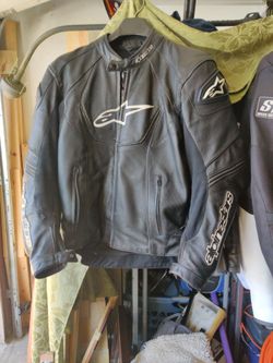 Alpinestar  Go Pro Leather Jacket 44us 54 Eu 