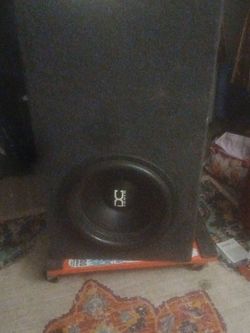 18" DC audio sub 4400 watt dual 2 ohm coil