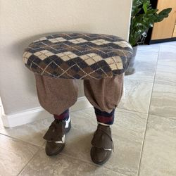 Stool Golf Themed Bench 