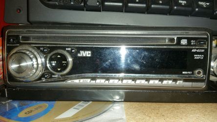 JVC CD CAR PLAYER