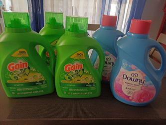 Gain detergent or Downy softener 88floz