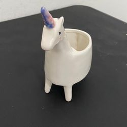 Unicorn Pottery Holder