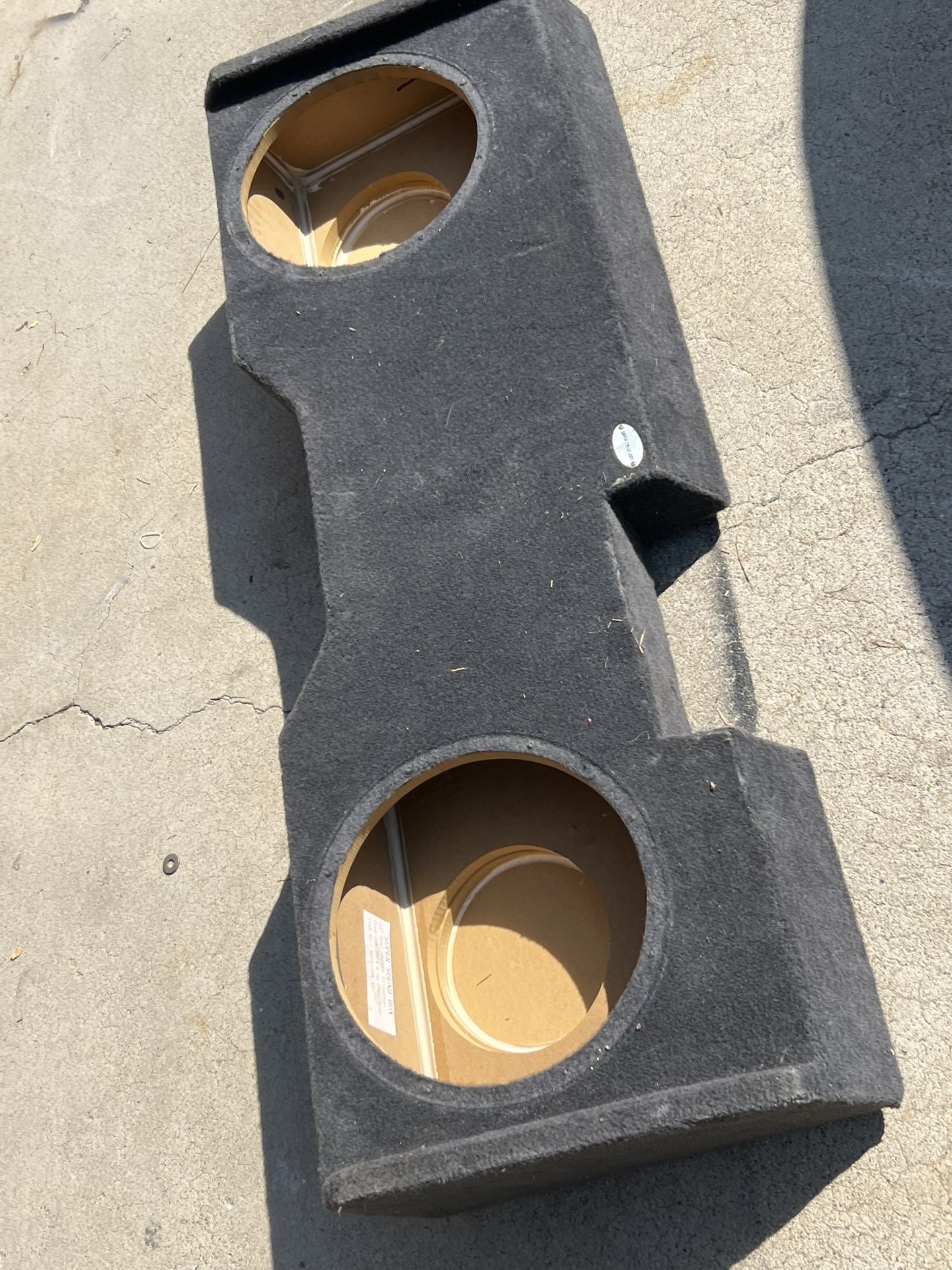 ($120 firm) 2/12s Sub box for a 2014 to 18 Chevy / GMC Crew Cab