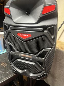 Fisher Speaker And Stand