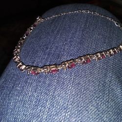 925.  Amethyst Bracelet .