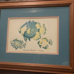 Maui Fish Wall Art Framed – Coastal Decor