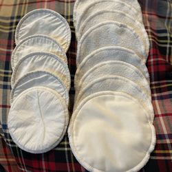 72 disposable breast pads - new - individually wrapped  4 pairs of large size re-usable/washable breast pads - used  Lots of baby items available and 