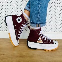 ⭐Converse Run Star Hike Hi Sz 6.5 Women Shoes Cherry Platform Sneakers A06514C⭐