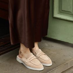 Suede Mules 
