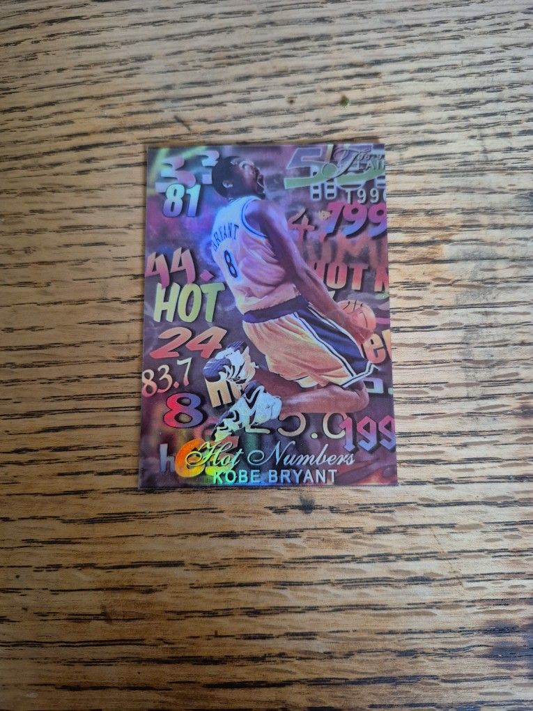 Kobe Bryant Refractor Reprint Numbers