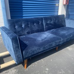 Velvet Futon Daybed Sofa - Free Delivery 