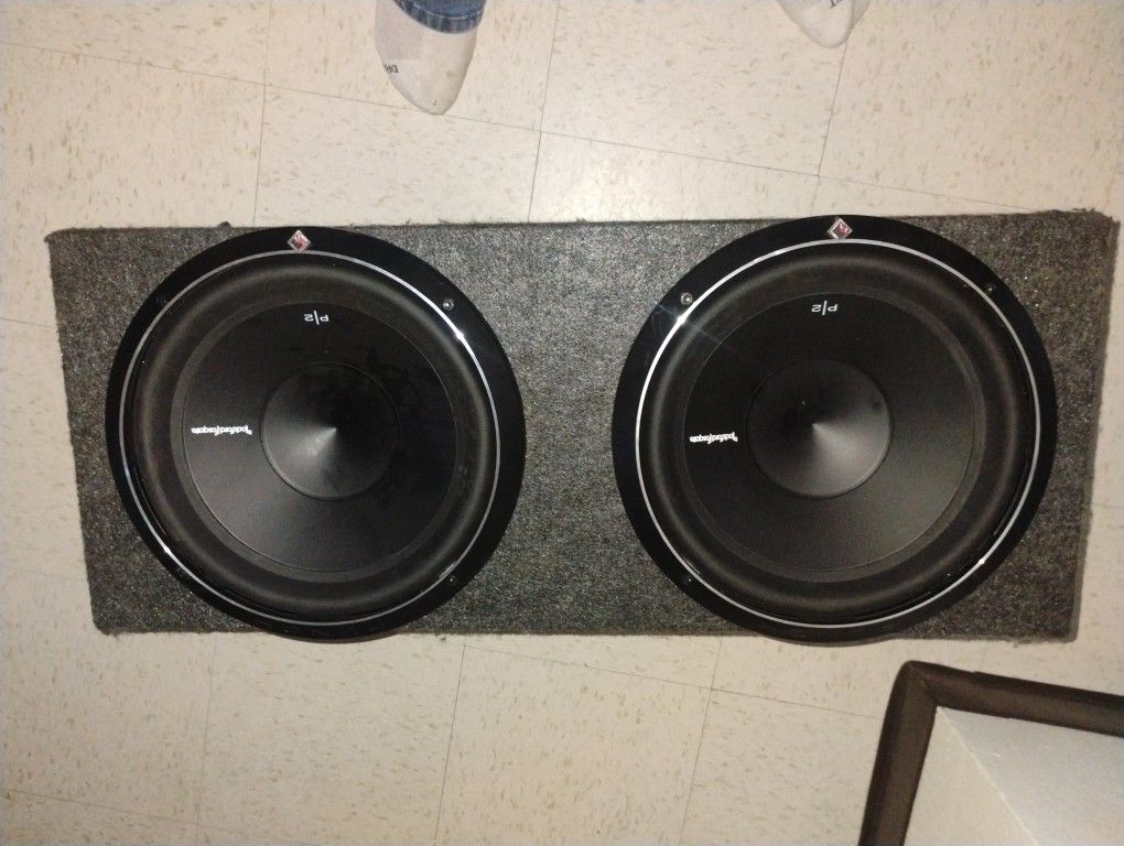 Rockford Fosgate Speaker Box 12s Kicker Amp 46CXA800.1T