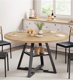 47" Round dining table