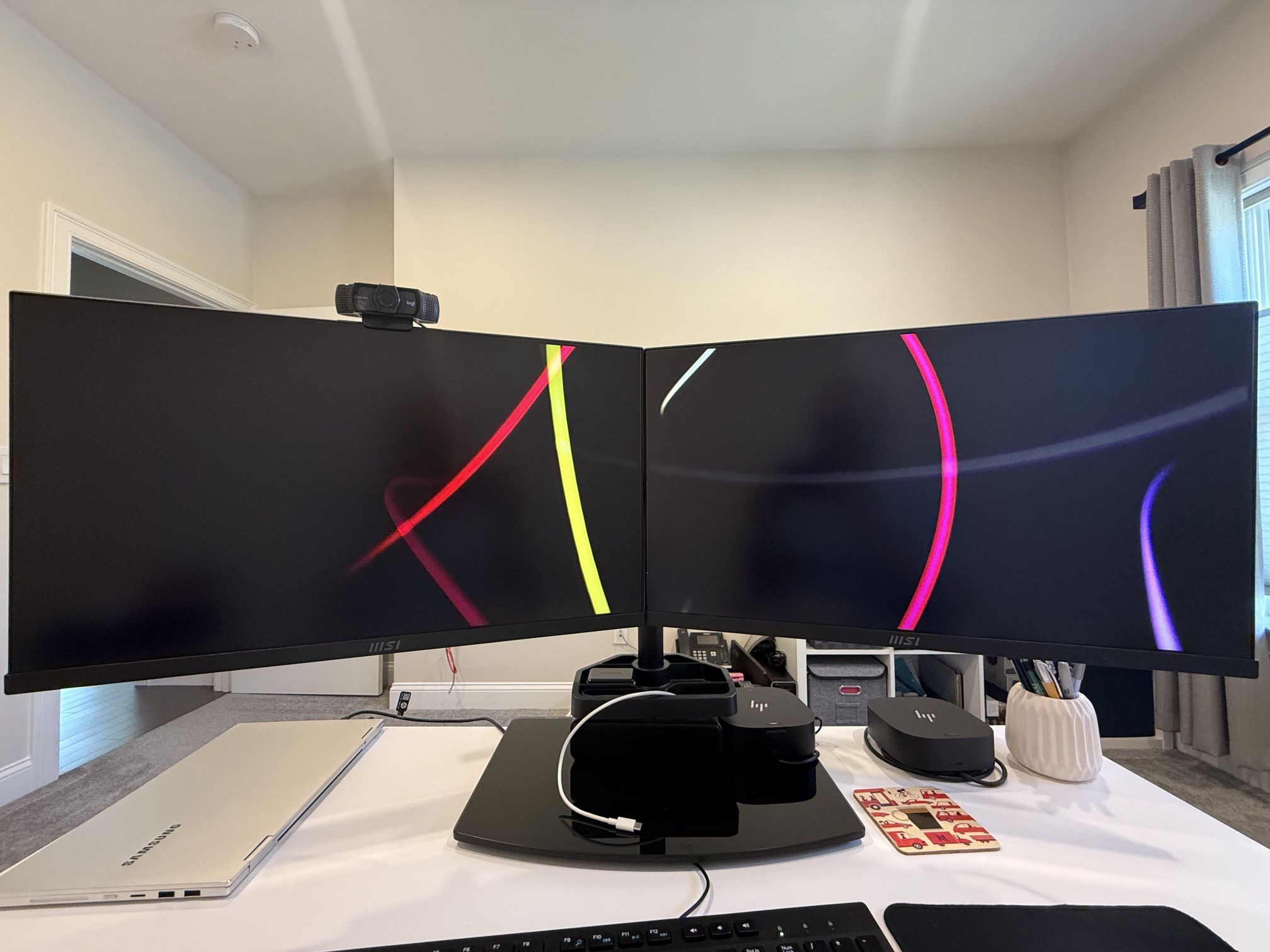 Dual Monitor Complete Office Setup