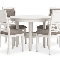 Erinberg Dining Table and 4 Chairs