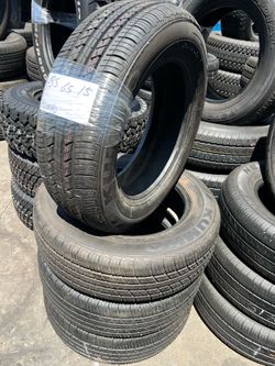 185/65/15 Kumho used tires installed & balanced