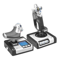 Saitek X52 HOTAS
Joystick/Throttle
 with MonsterTech Table Mounts
