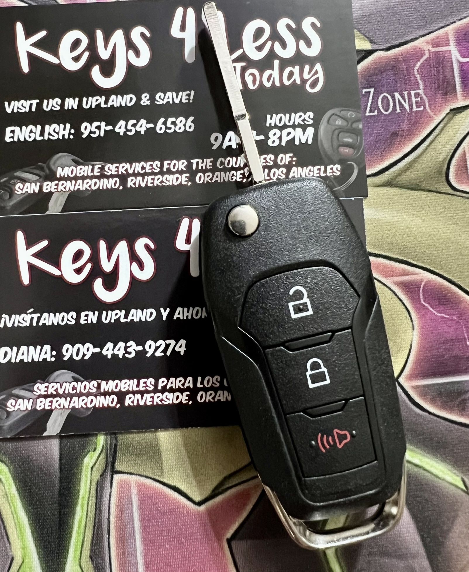 {$120 in Pomona/Upland} Ford Flip Key w/ 3-Button Remote Copy (Fusion, F-150, F-250, F-350, F-450, F-550, F-650, Focus, Escape, Explorer)