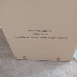 Giant Tailgate Grill