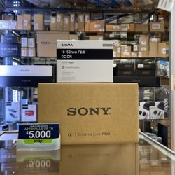 Sony FX30 With Sigma 18-50mm Lens