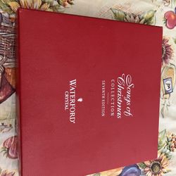 2002 Waterford Crystal Christmas Plate, Seventh Edition Original Songs