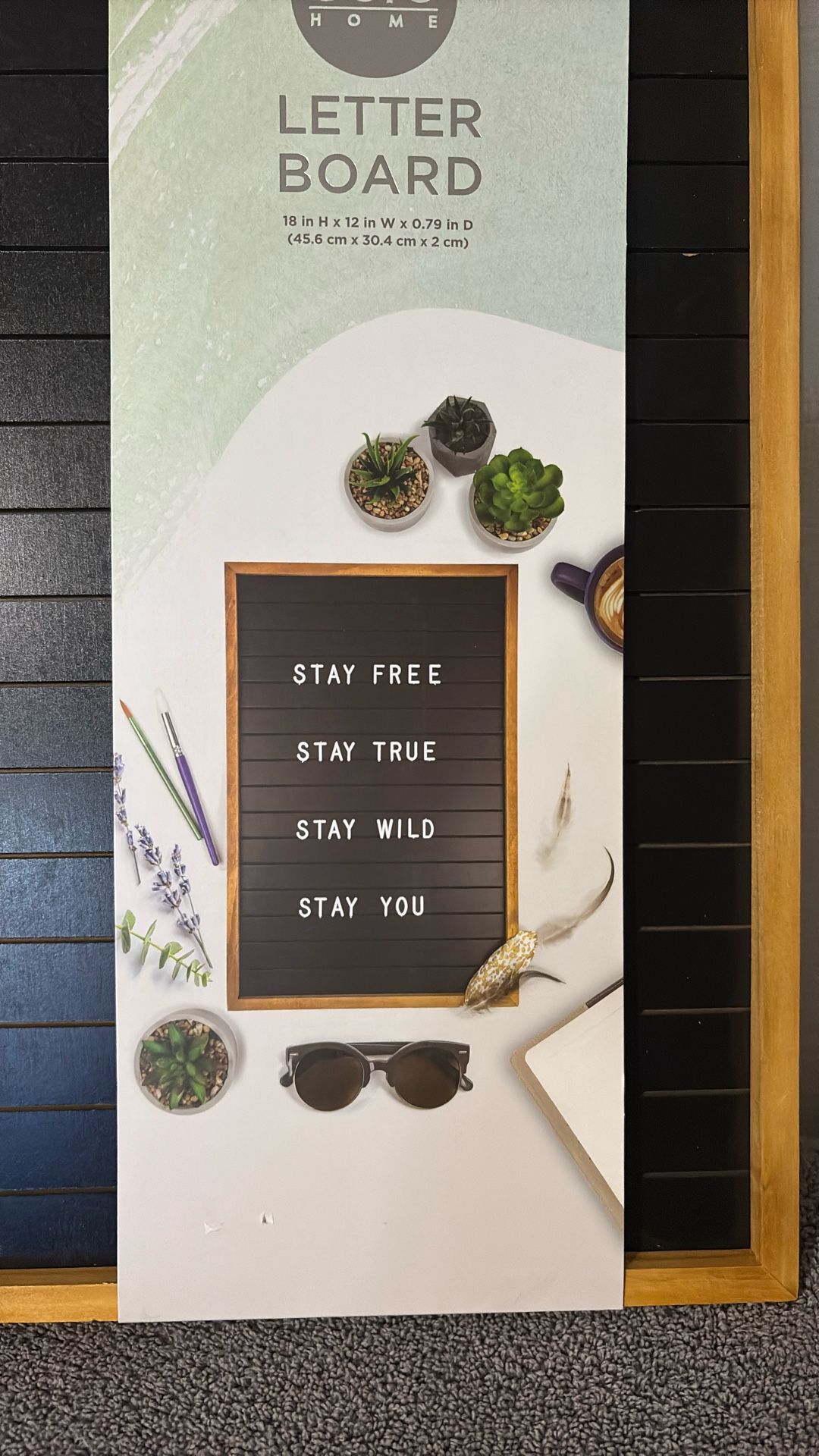 Wooden Letter board NEW