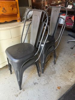Metal chairs
