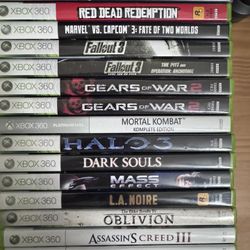 X Box 360 Game Bundle Lot 