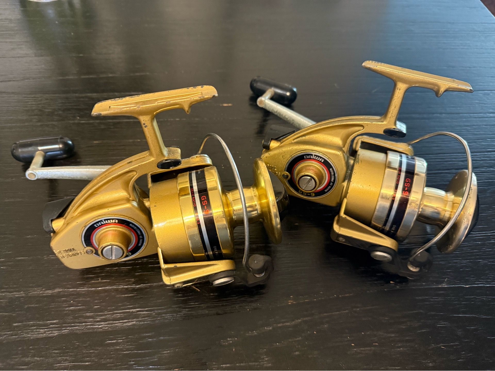 Lot of (2) Vintage Daiwa GS-9 Spinning Reels (JAPAN)… $99.00 price for both Reels